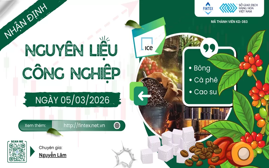 NHẬN ĐỊNH NGUYÊN LIỆU - CÔNG NGHIỆP NGÀY 05/03/2026